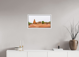 24 x 13.5″, Floater Basel 0.6 White Matt Brihadeeswarar Temple, Thanjavur — Chola Vimana Panorama