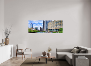River City on the Chicago River — Panoramic Wall Art