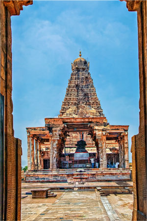 Main image Brihadeeswarar Temple Vimana, Thanjavur — Framed View (UNESCO)