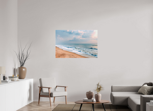 45 x 30″, Photo Print Under Acrylic Glass Marina Beach Dawn — Chennai, India