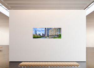 River City on the Chicago River — Panoramic Wall Art