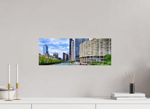 River City on the Chicago River — Panoramic Wall Art