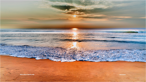 Main image Sunrise at Marina Beach — Chennai, India