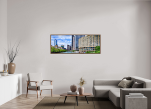 River City on the Chicago River — Panoramic Wall Art