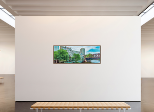 75.7 x 28″, Floater Basel 0.6 Wallnut Brown Chicago River Cottages, Harry Weese (1988–89)