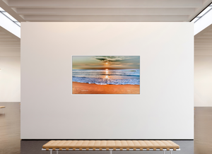 80 x 45″, Floater Basel 0.6 White Matt Sunrise at Marina Beach — Chennai, India