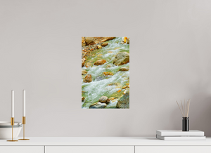 10 x 15″, Photo Print Under Acrylic Glass Himalayan Stream — Ice-Melt in Motion