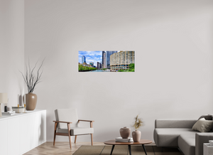 River City on the Chicago River — Panoramic Wall Art