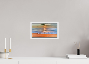 12 x 6.8″, Floater Basel 0.6 White Matt Sunrise at Marina Beach — Chennai, India