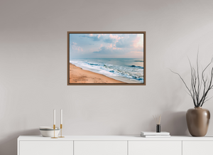 30 x 20″, Floater Basel 0.6 Wallnut Brown Marina Beach Dawn — Chennai, India