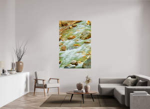 44 x 66″, Photo Print On Fuji Crystal DP II Himalayan Stream — Ice-Melt in Motion
