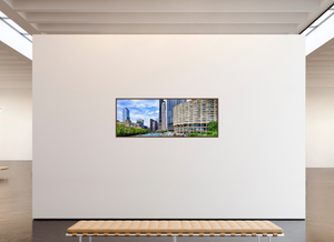 River City on the Chicago River — Panoramic Wall Art