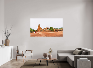 70 x 39.4″, Photo Print On Fuji Crystal DP II Brihadeeswarar Temple, Thanjavur — Chola Vimana Panorama