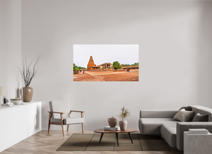 64 x 36″, Photo Print On Fuji Crystal DP II Brihadeeswarar Temple, Thanjavur — Chola Vimana Panorama