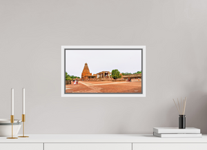 16 x 9″, Floater Basel 0.6 White Matt Brihadeeswarar Temple, Thanjavur — Chola Vimana Panorama