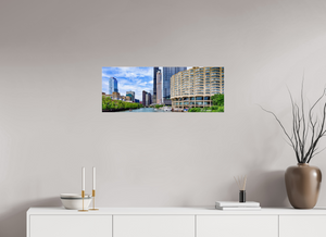 River City on the Chicago River — Panoramic Wall Art
