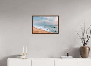 24 x 16″, Floater Basel 0.6 Wallnut Brown Marina Beach Dawn — Chennai, India