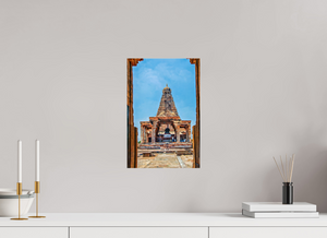 10 x 15″, Photo Print On Fuji Crystal DP II Brihadeeswarar Temple Vimana, Thanjavur — Framed View (UNESCO)